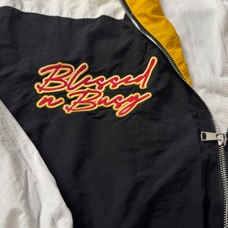 BNB WINDBREAKER JACKET- WHITE & BLACK (PRE- ORDER)