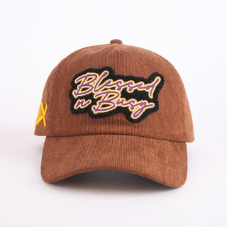 BLESSED DAD HAT- BROWN