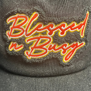 BLESSED DAD HAT- BLACK