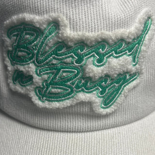 BLESSED DAD HAT- WHITE