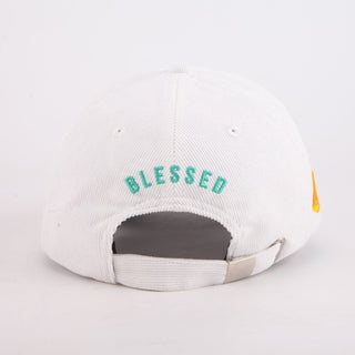 BLESSED DAD HAT- WHITE