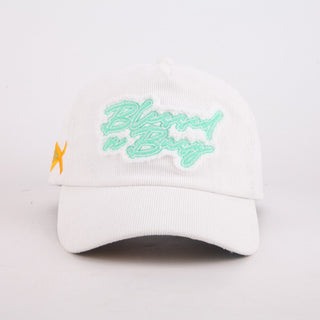 BLESSED DAD HAT- WHITE